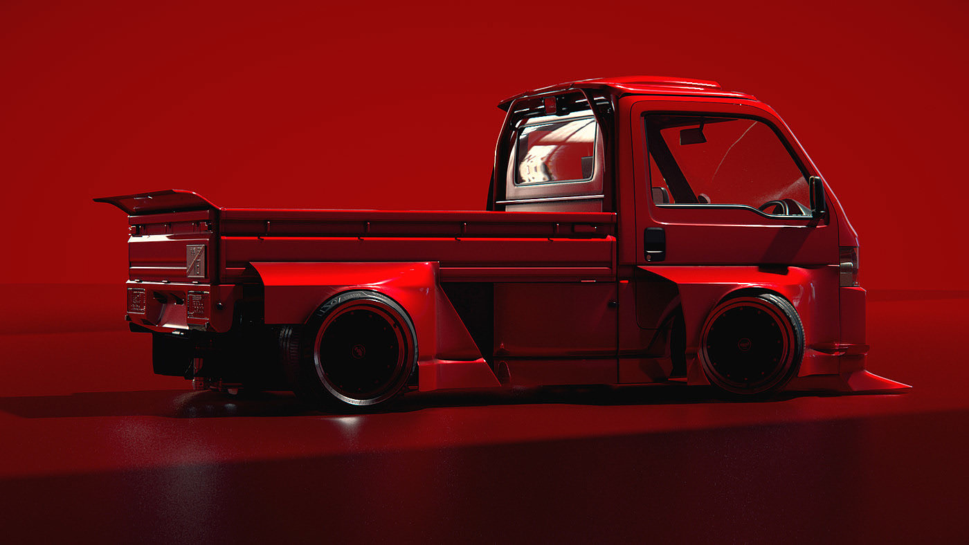 Honda，truck，gules，