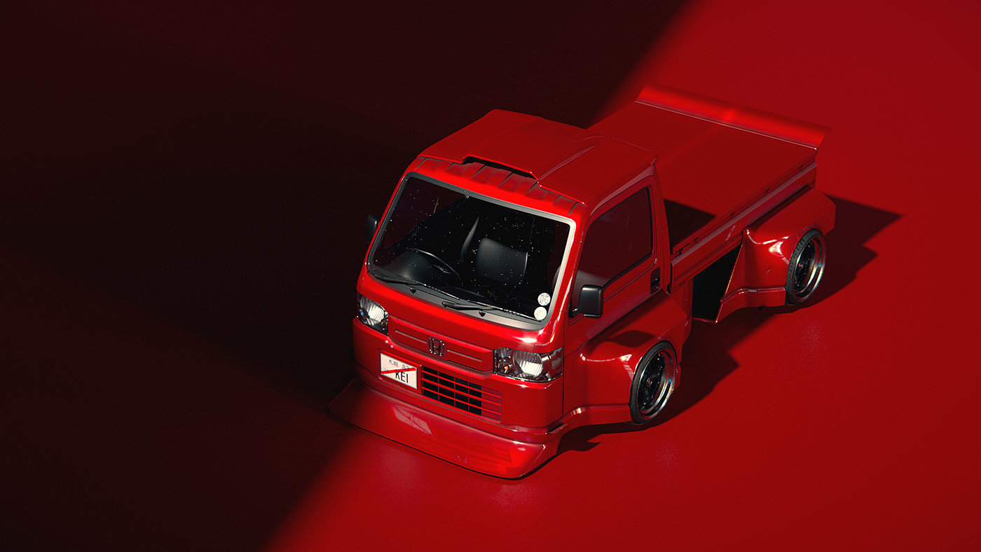 Honda，truck，gules，