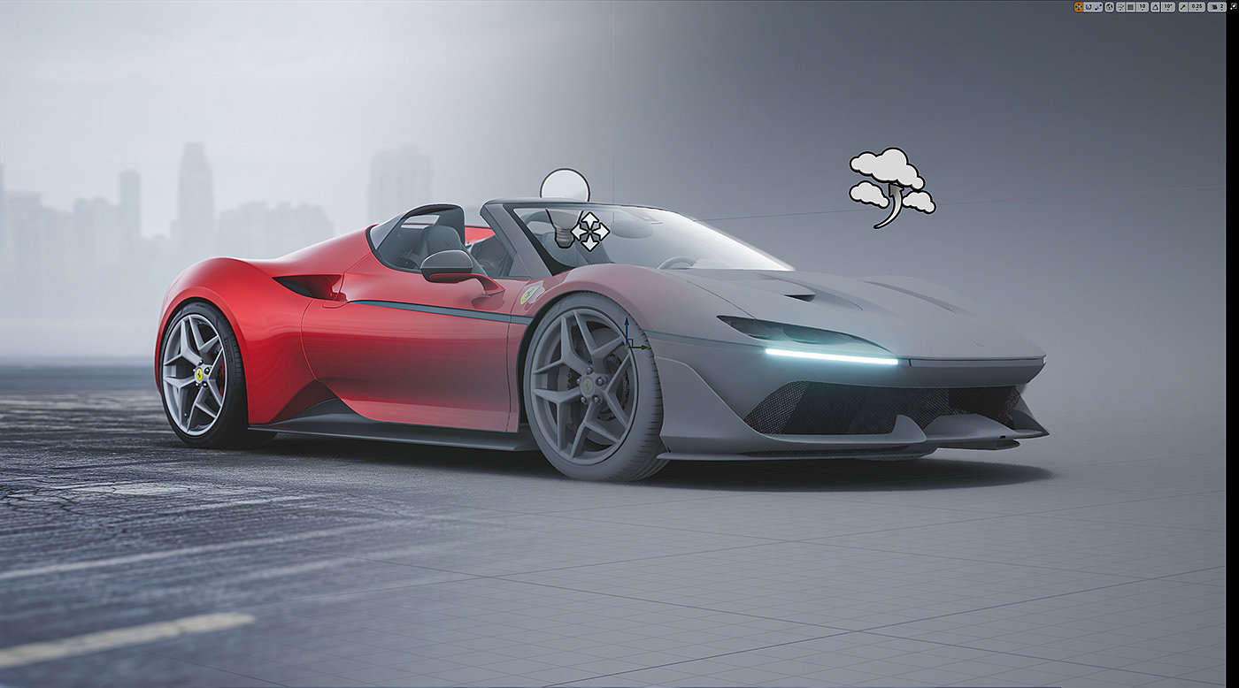 Ferrari，automobile，FERRARI J50，