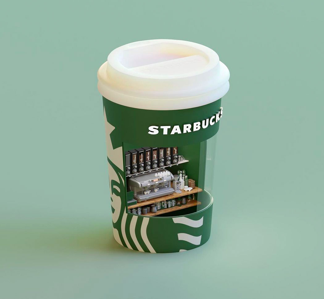 IKEA，sign，brand，Starbucks，Coca Cola，