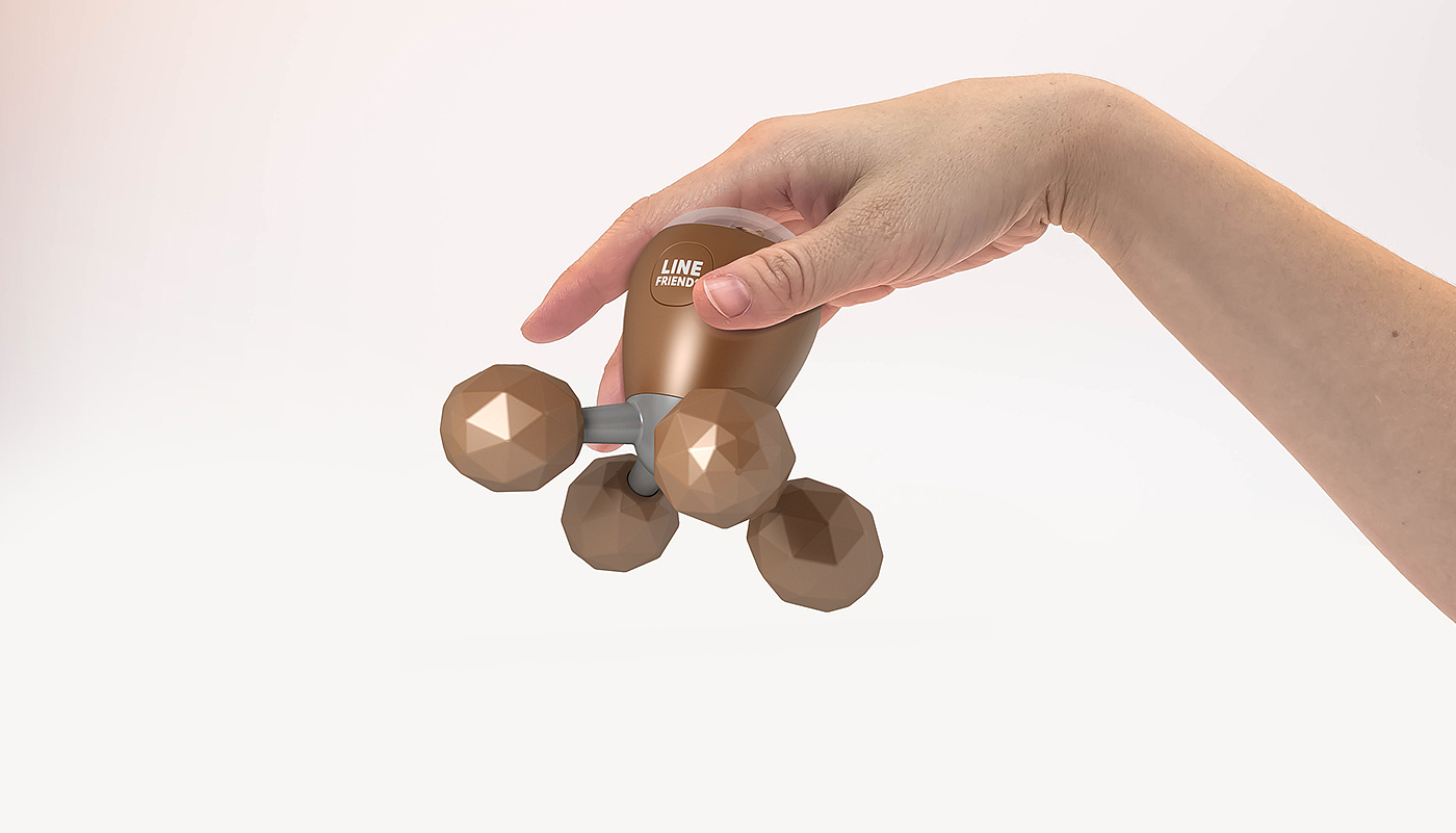 Toys，Massager，Little bear，spacecraft，conceptual design，