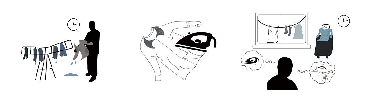 portable，Ironing rack，D&I，dry，coat hanger，