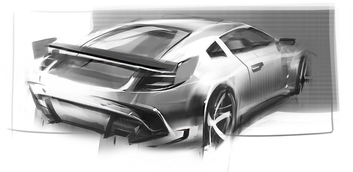 automobile，Render，sketch，concept，