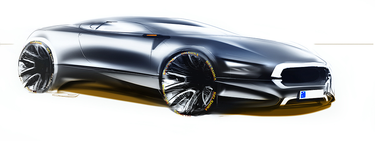 automobile，Render，sketch，concept，