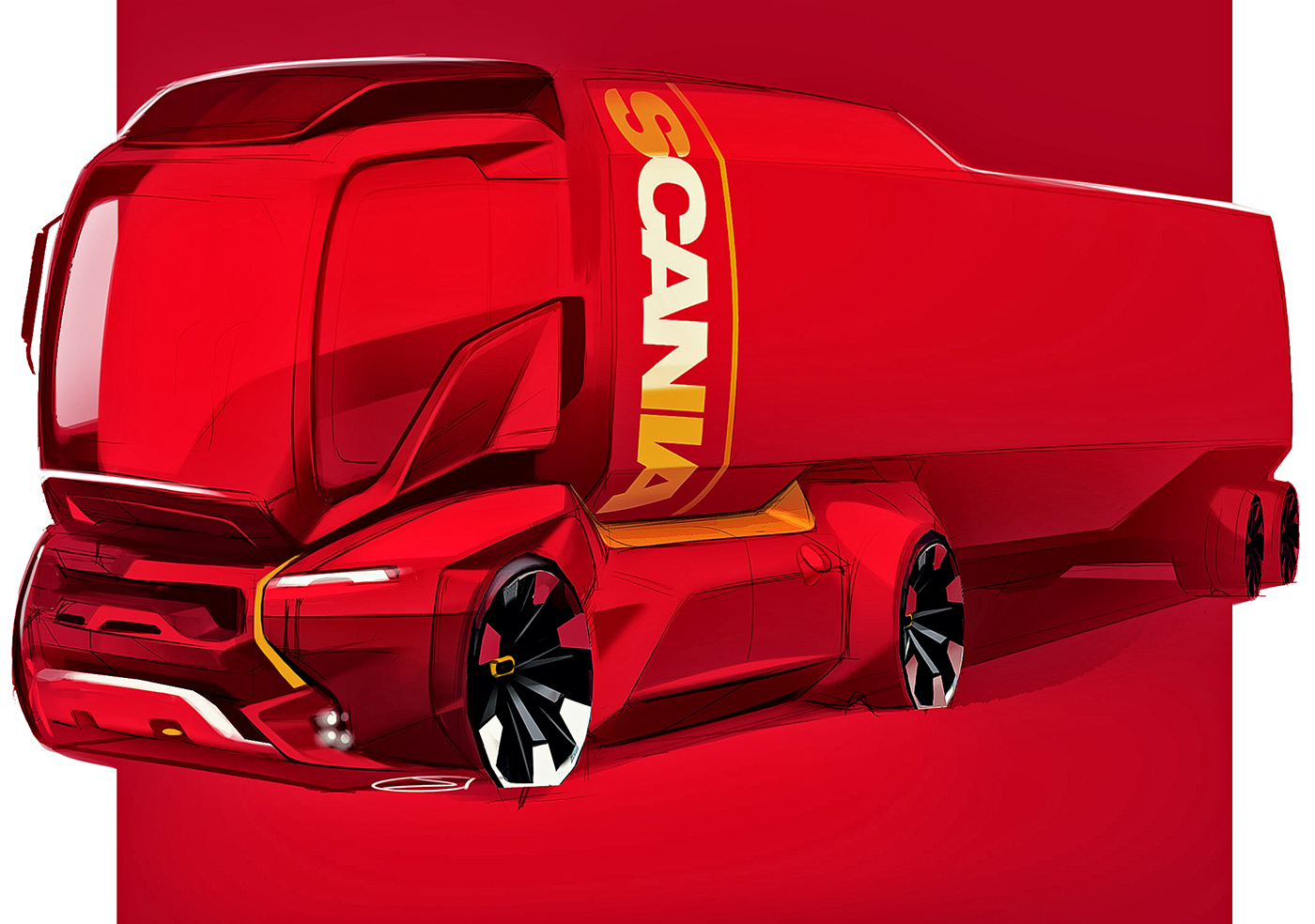 automobile，Render，sketch，concept，