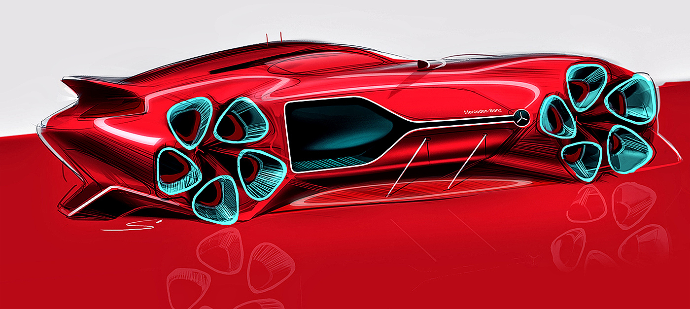 automobile，Render，sketch，concept，