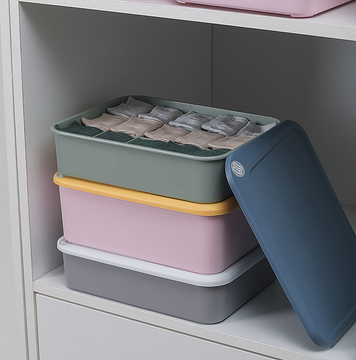 Underwear storage，Simple storage box，Dustproof storage，