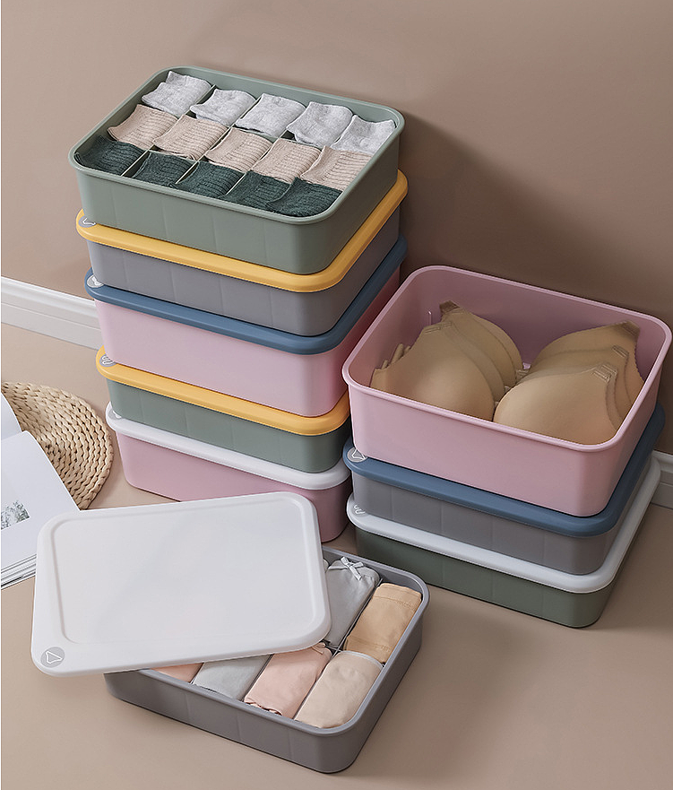 Underwear storage，Simple storage box，Dustproof storage，