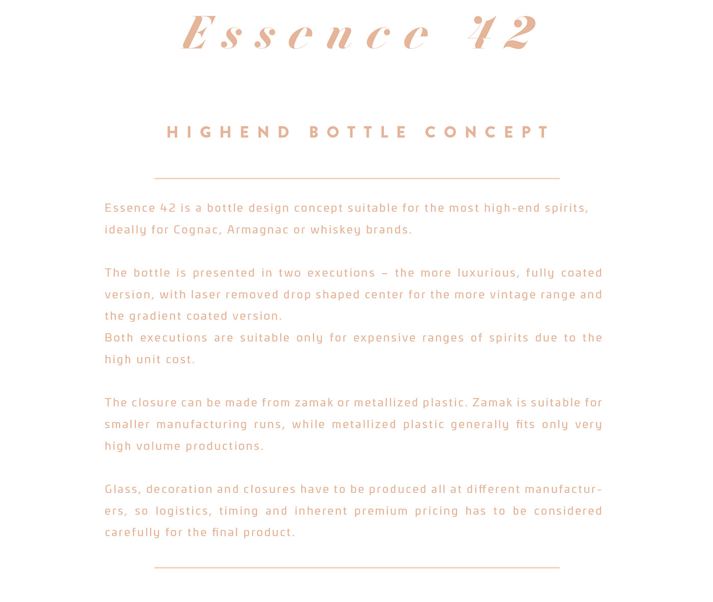 Essence 42，The wine bottle，Glass，