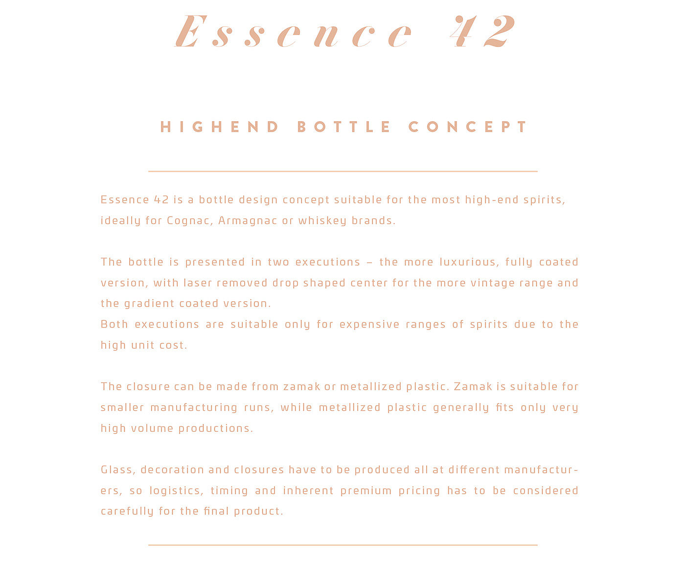 Essence 42，The wine bottle，Glass，