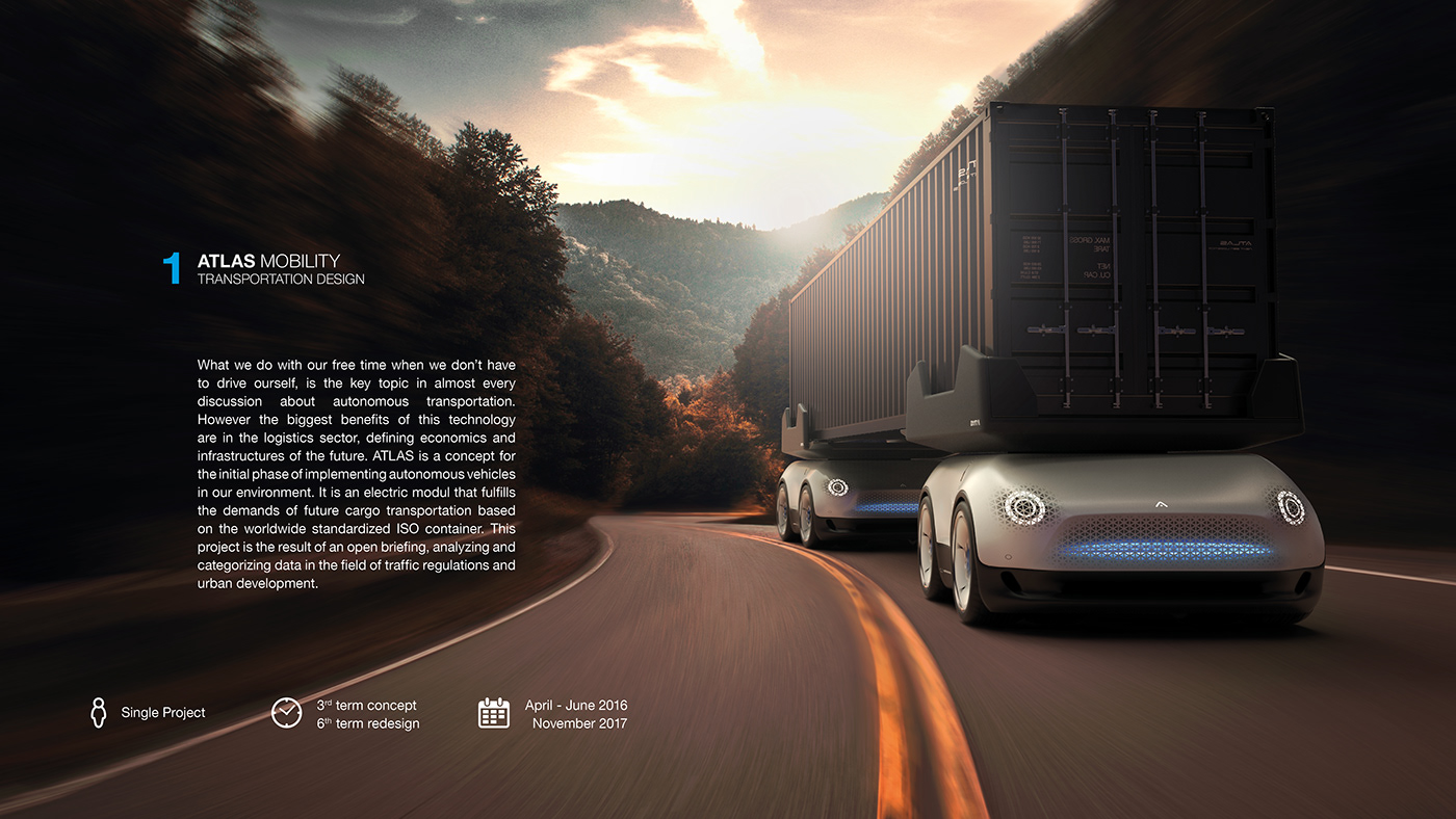 atlas，Automatic driving，Container，truck，