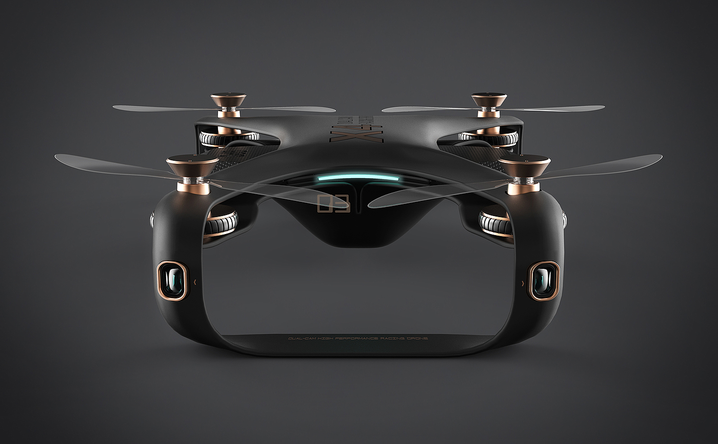 UAV，Dual-Cam，carbon fibre，compete in speed，