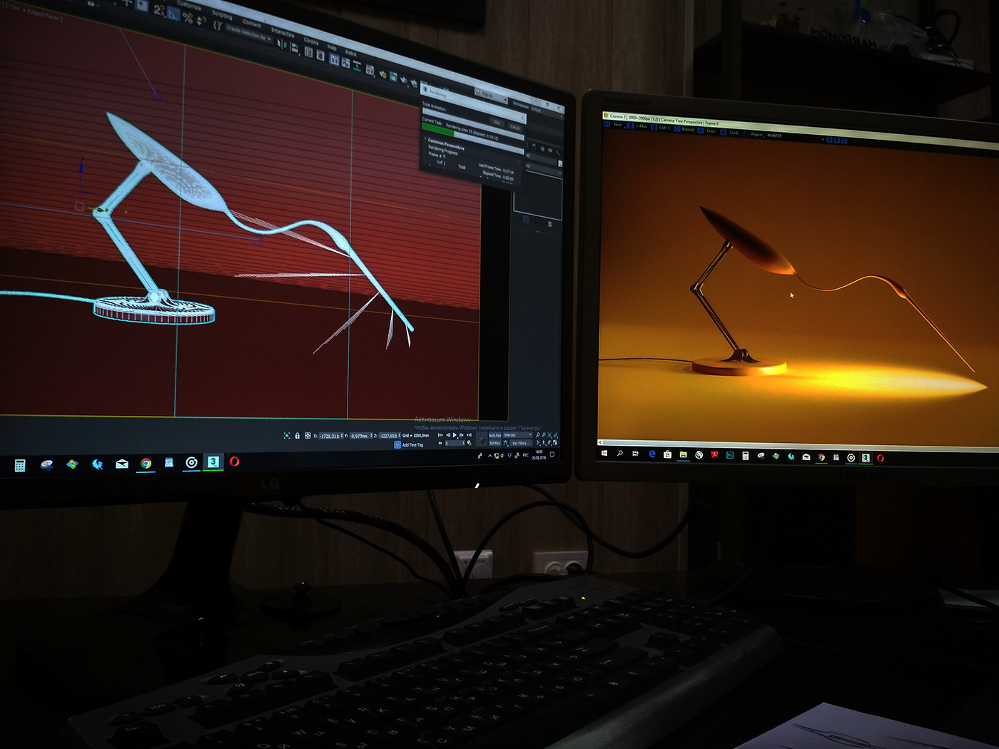 GARZA，lamps and lanterns，Desk lamp，crane，Adjustable，