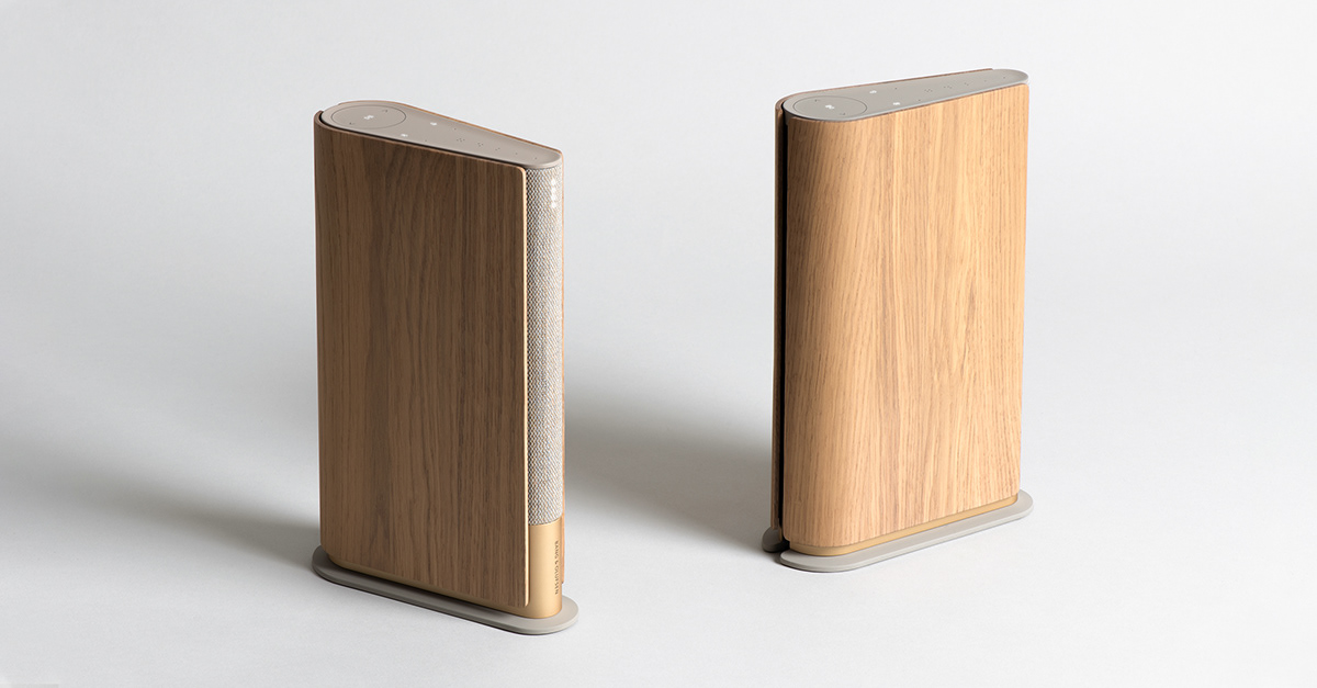 Beosound Emerge，speaker，book，knitting，aluminium，