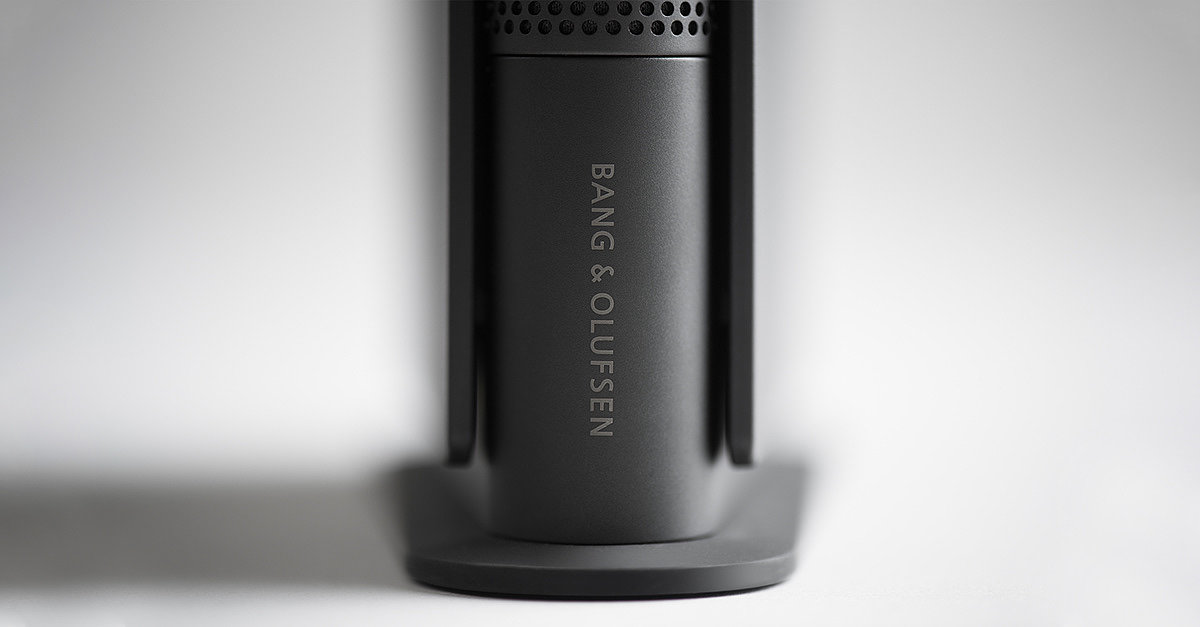 Beosound Emerge，speaker，book，knitting，aluminium，