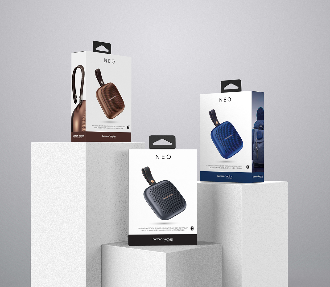 Haman Carlton Neo，Portable，speaker，Metal，