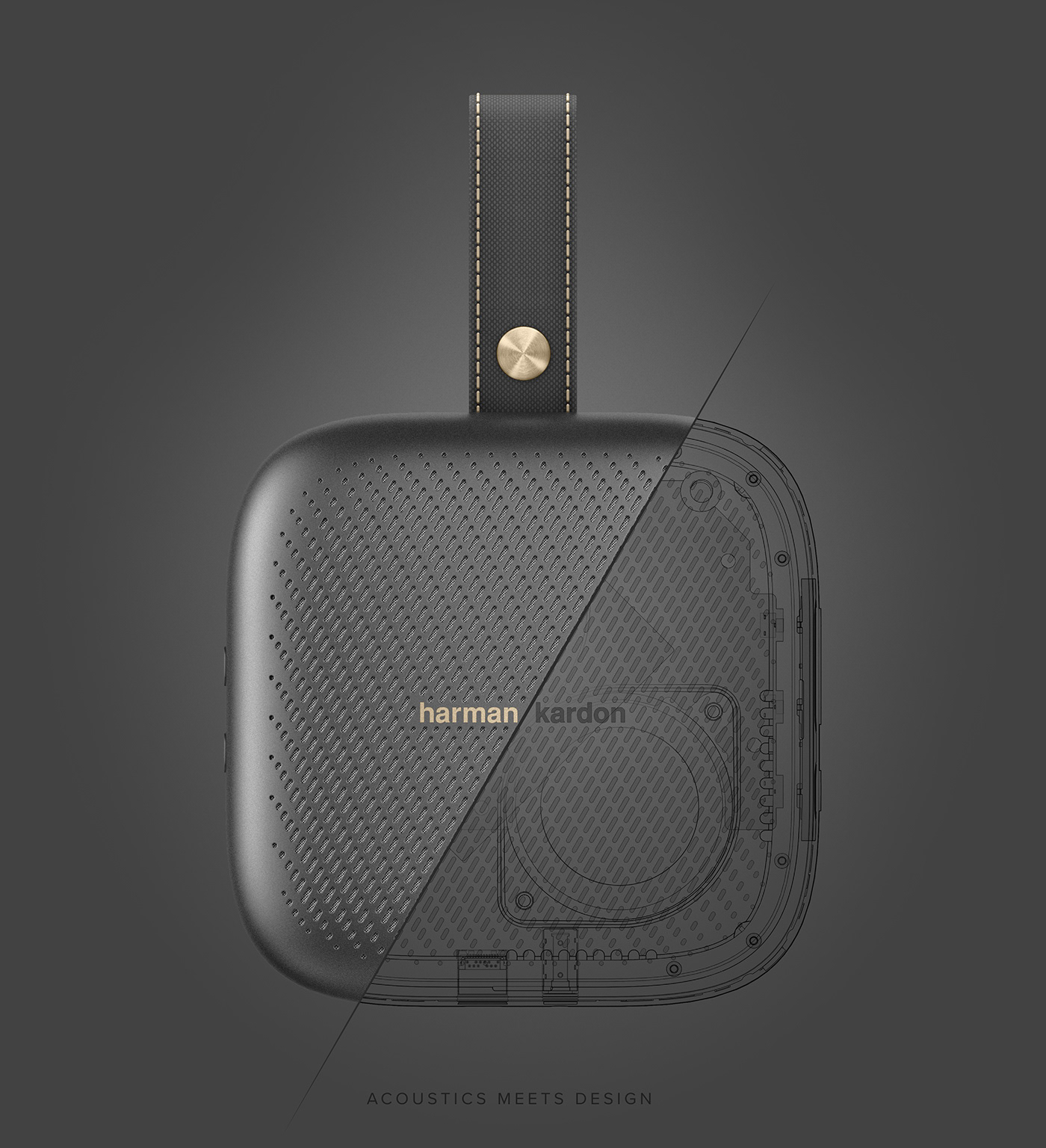 Haman Carlton Neo，Portable，speaker，Metal，