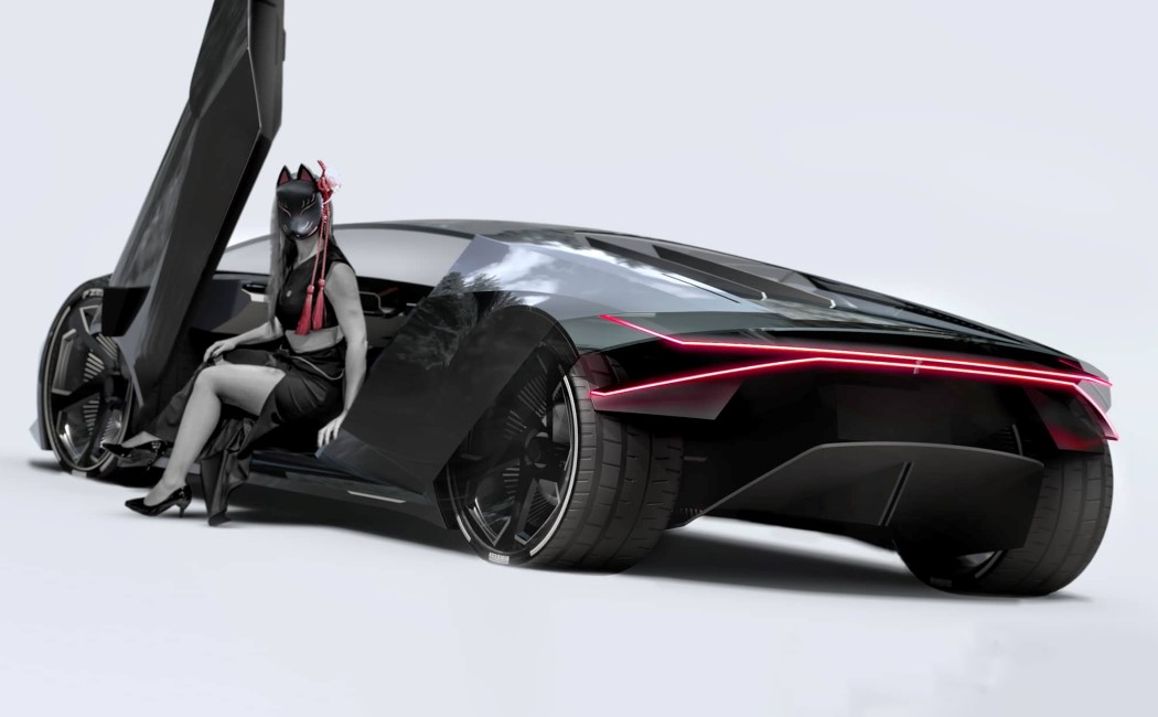 Obsidian，butterfly doors，Lamborghini，Electric，energy，