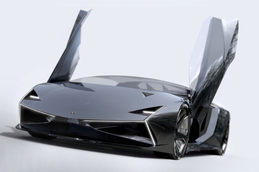 Obsidian，butterfly doors，Lamborghini，Electric，energy，