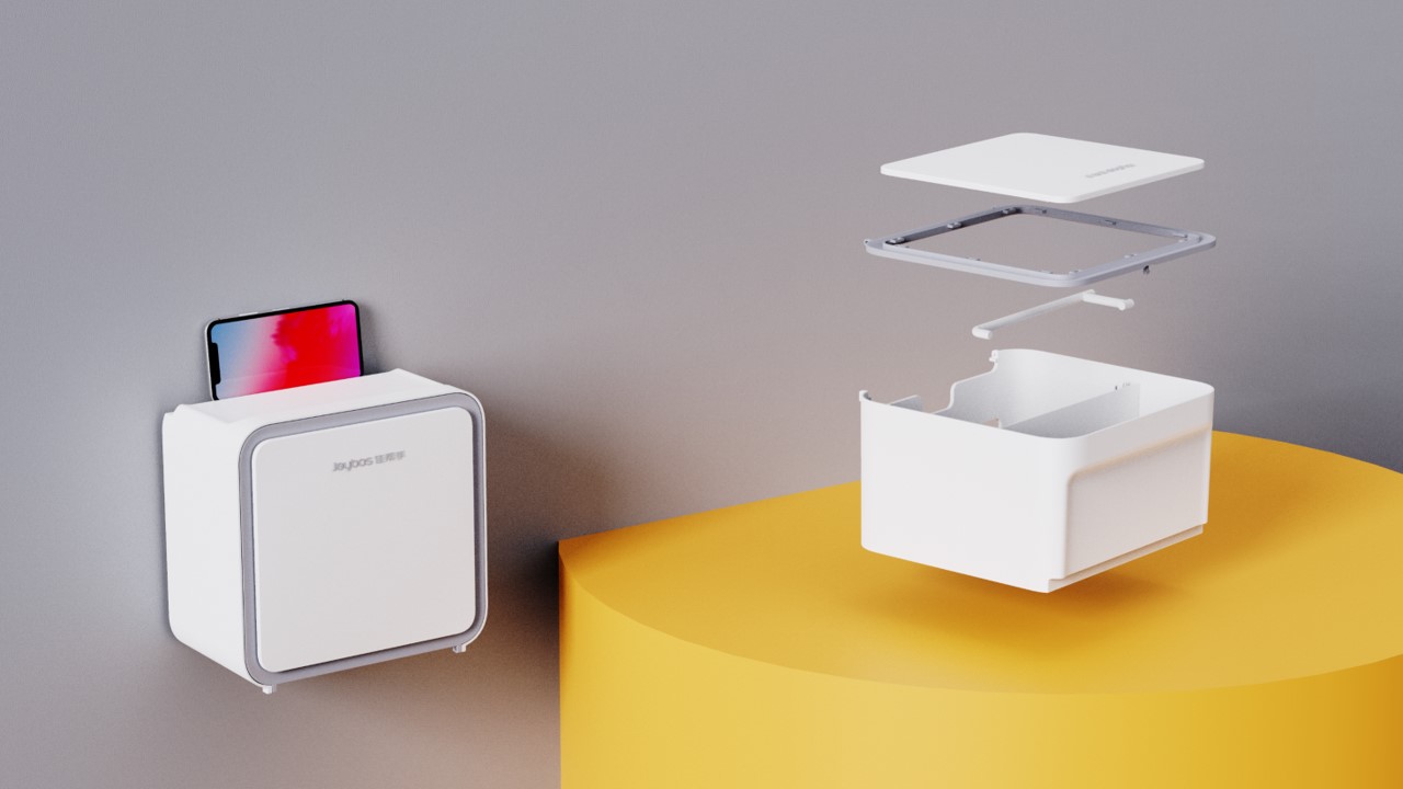 bathroom，Tissue box，Receive，