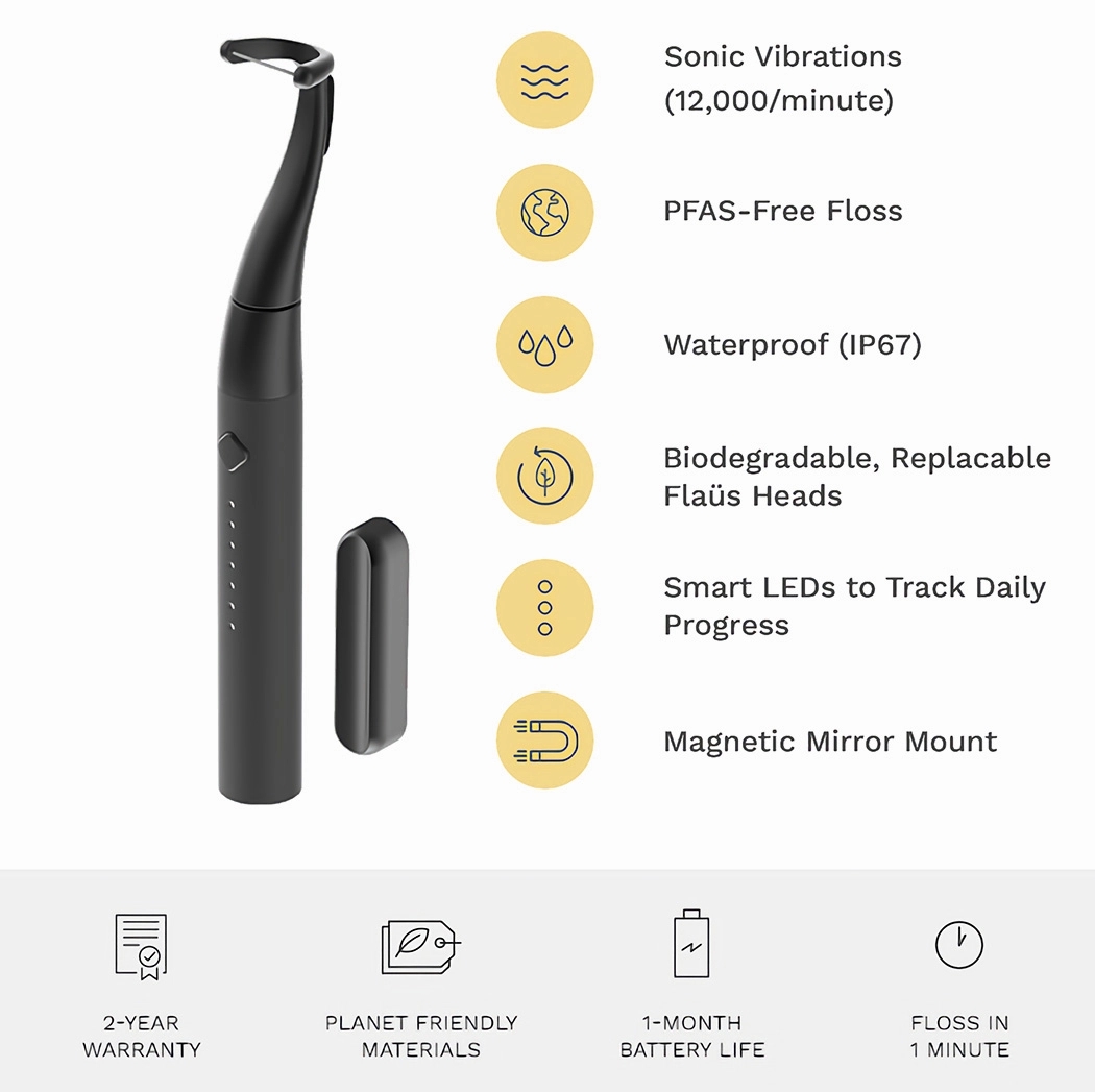 Floss，Electric，environment protection，12000 vibrations，Biodegradable，