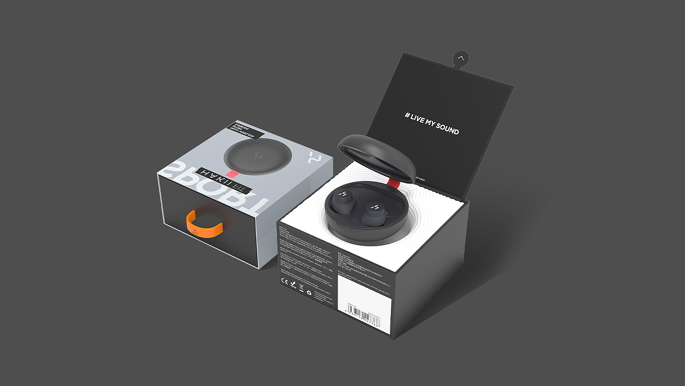 industrial design，Bluetooth headset，Wireless charging，Simple design，If Award，Electronics，