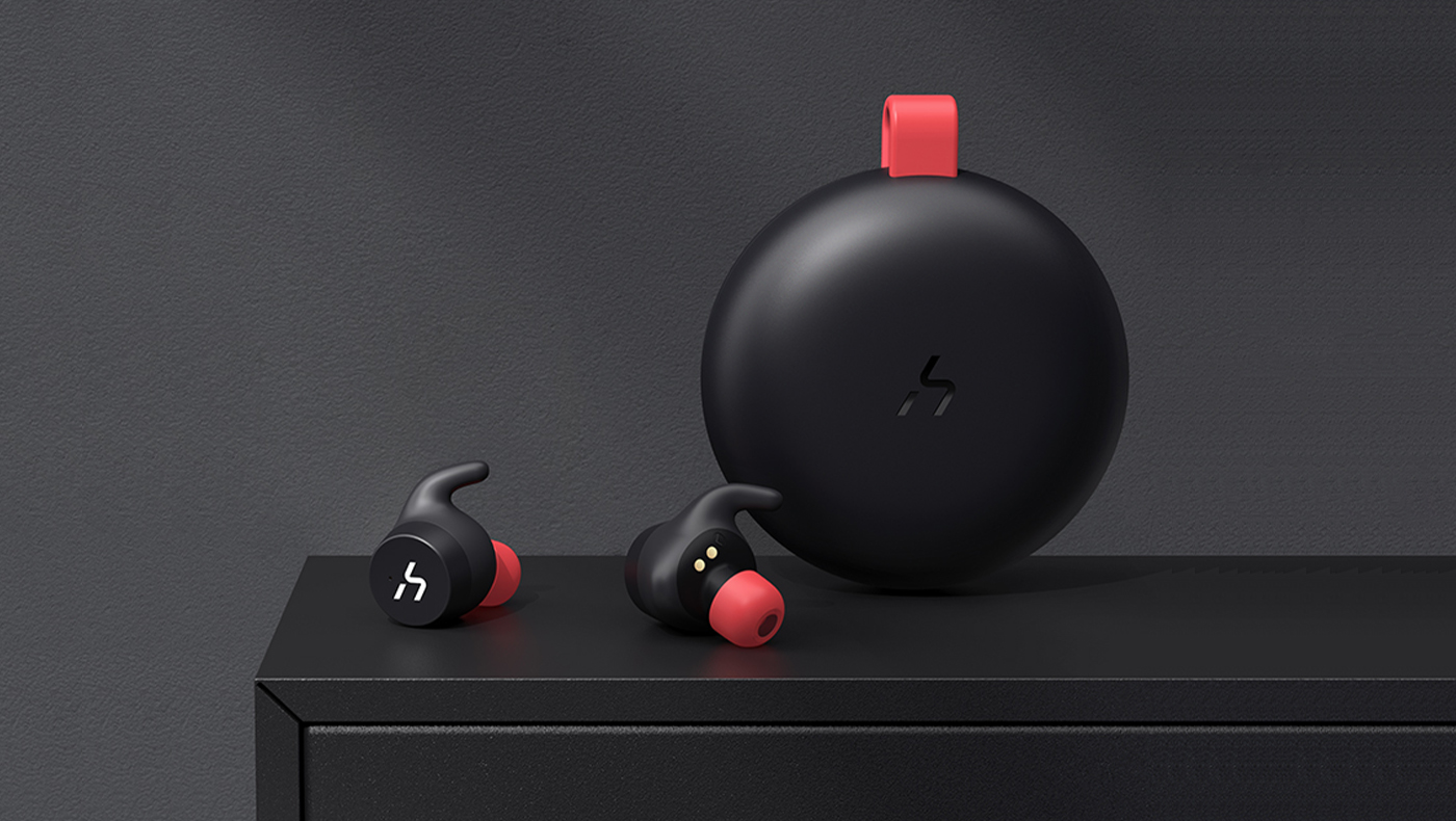 industrial design，Bluetooth headset，Wireless charging，Simple design，If Award，Electronics，