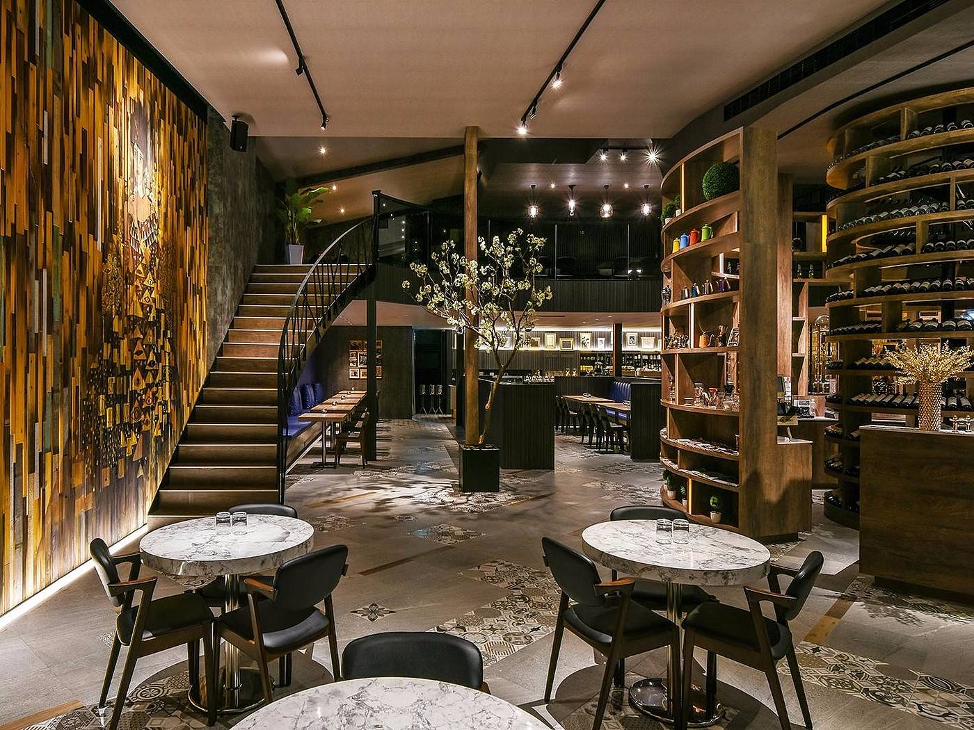 space，cafe，
