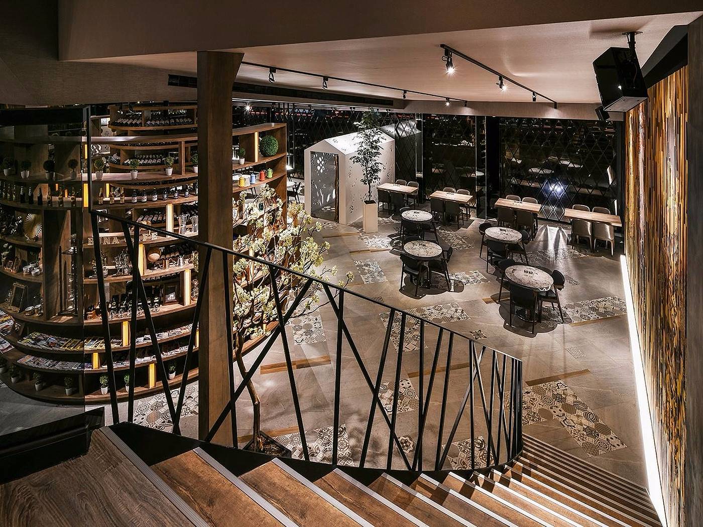 space，cafe，