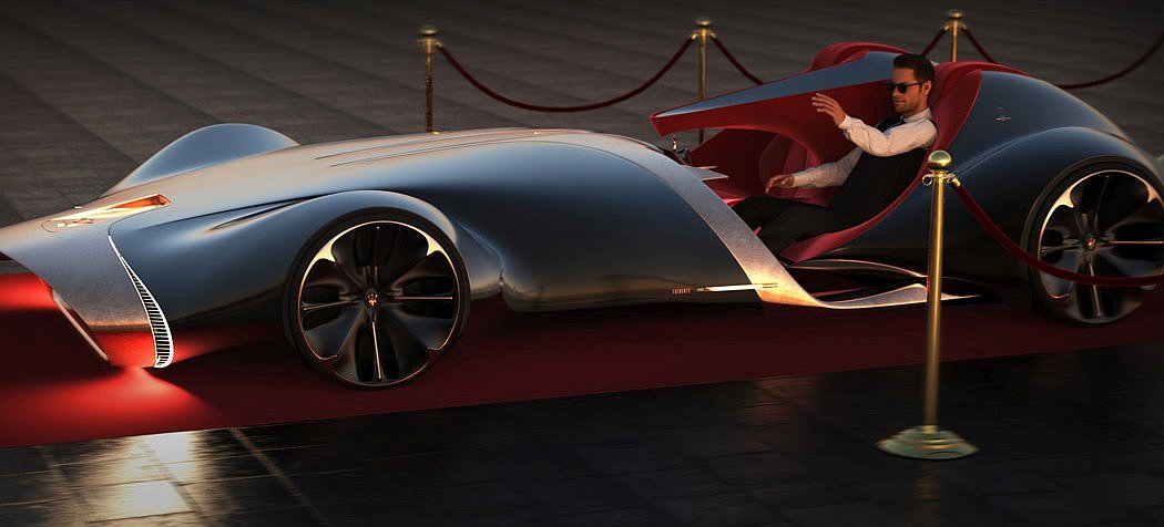 Maserati，Sports car，Trident，Modeling design，