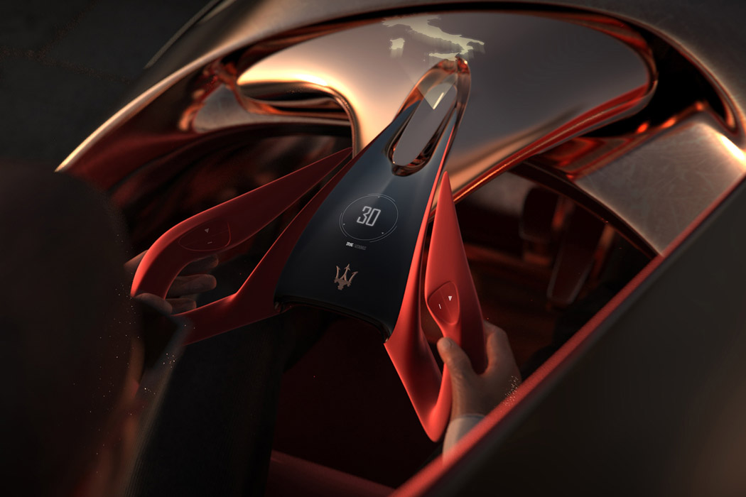 Maserati，Sports car，Trident，Modeling design，