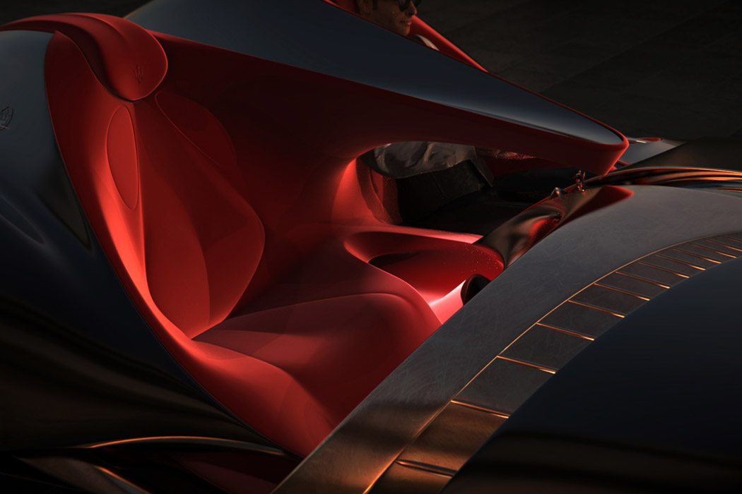 Maserati，Sports car，Trident，Modeling design，