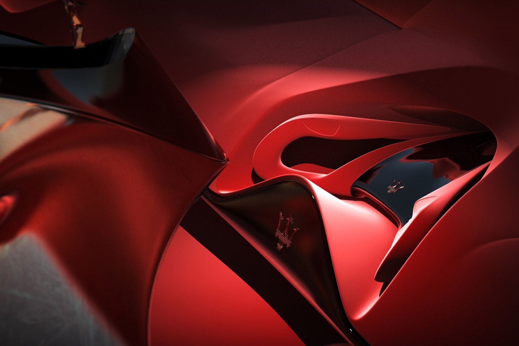 Maserati，Sports car，Trident，Modeling design，