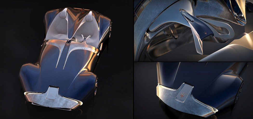 Maserati，Sports car，Trident，Modeling design，