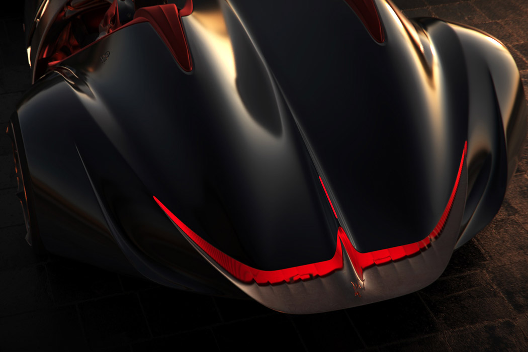 Maserati，Sports car，Trident，Modeling design，