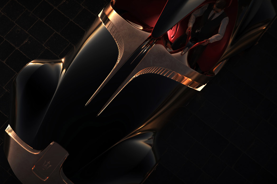 Maserati，Sports car，Trident，Modeling design，