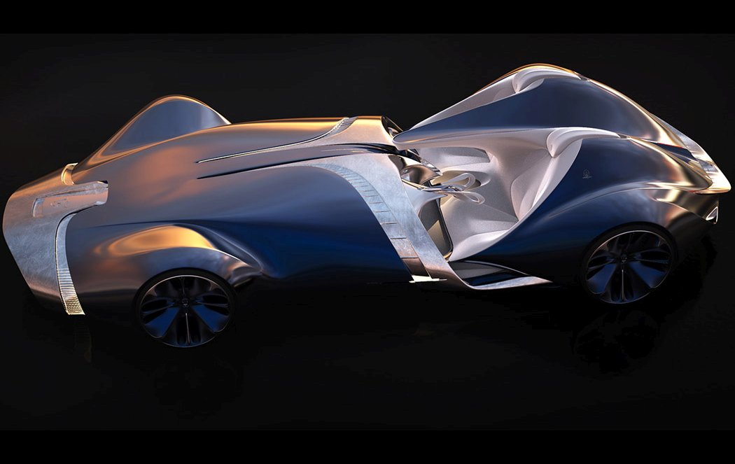 Maserati，Sports car，Trident，Modeling design，