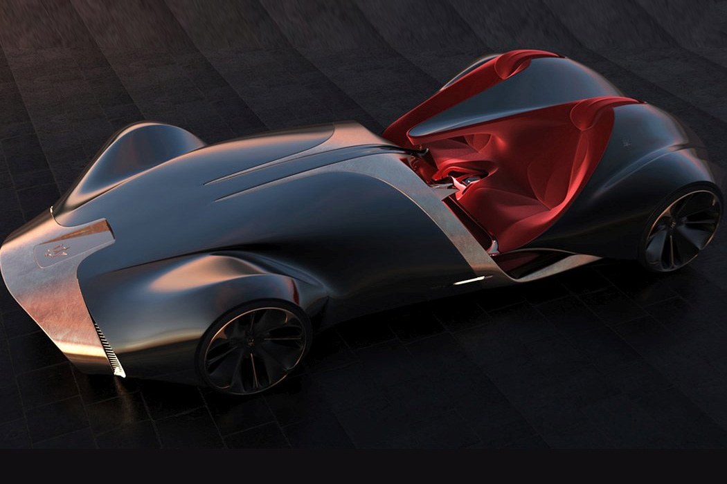 Maserati，Sports car，Trident，Modeling design，