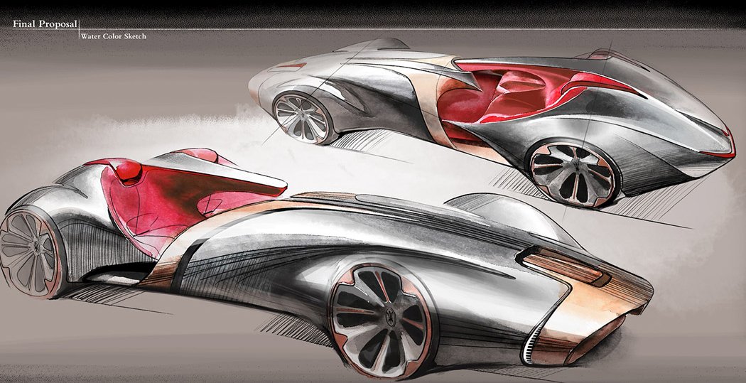 Maserati，Sports car，Trident，Modeling design，