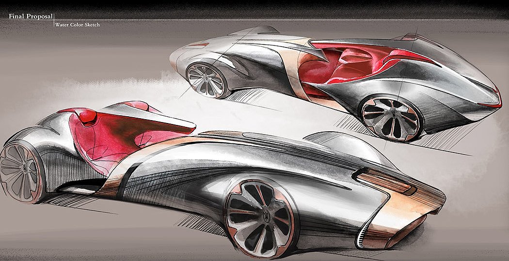 Maserati，Sports car，Trident，Modeling design，