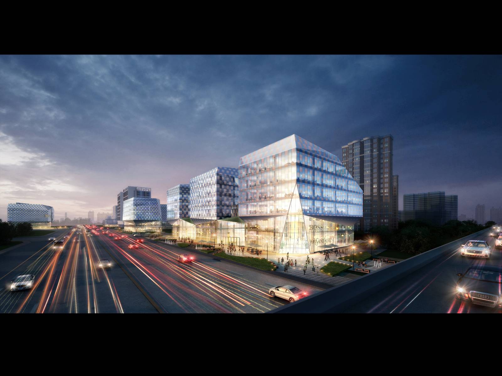 space，Business office cluster，