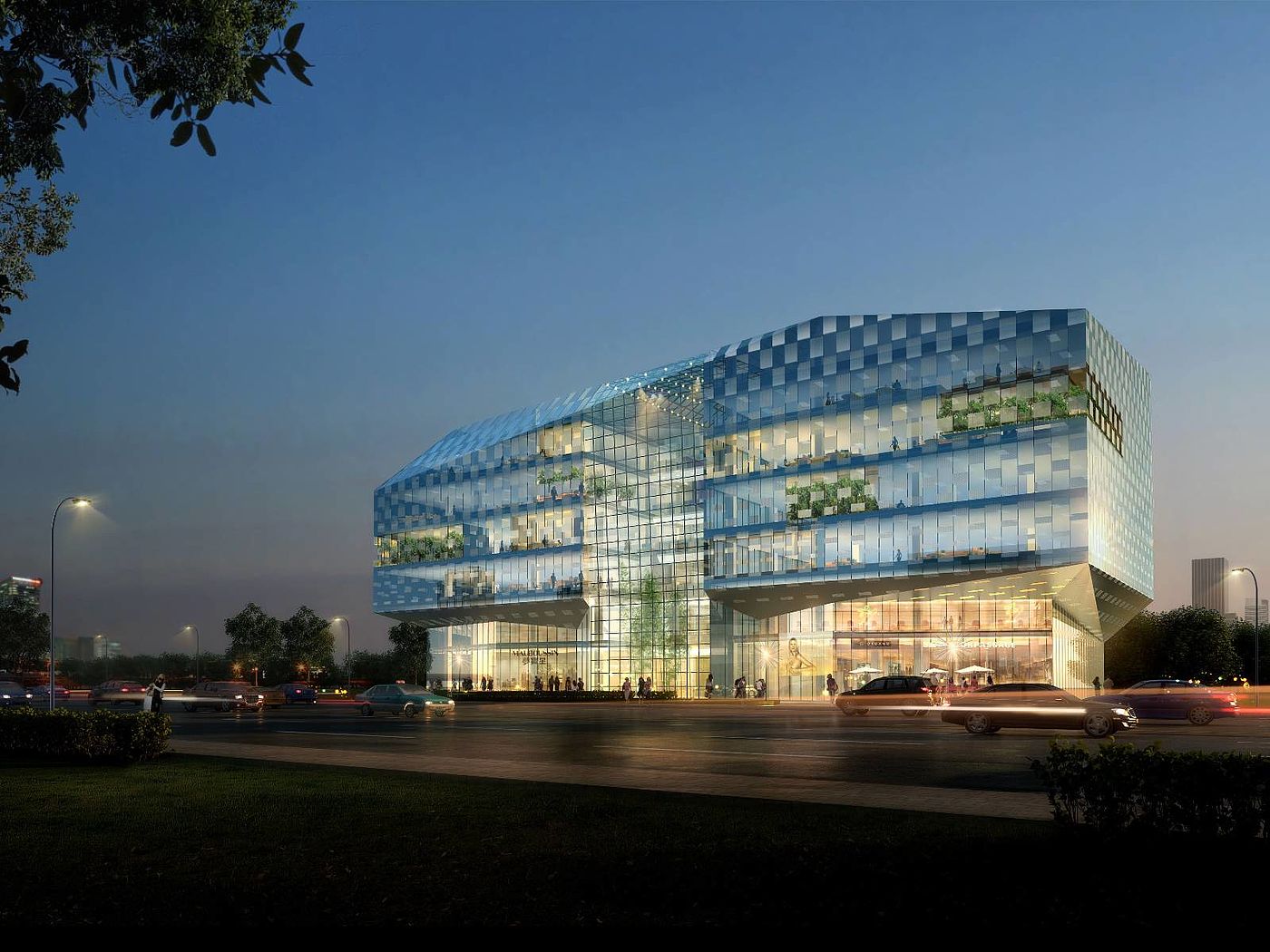 space，Business office cluster，