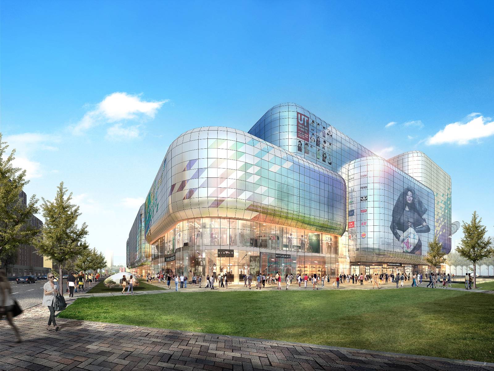 space，Business office cluster，