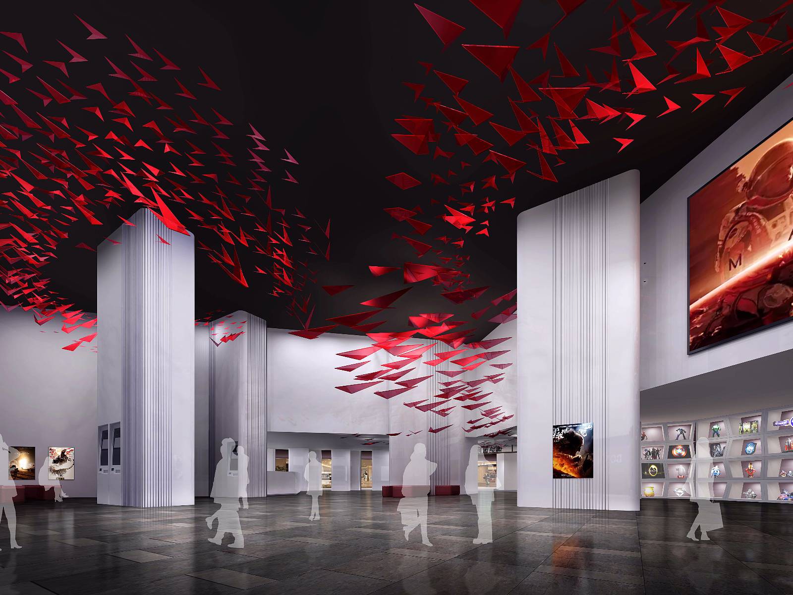 space，public space ，cinema，