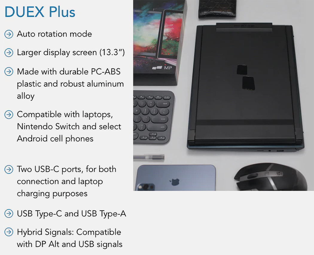 Duex notebook，portable，Double screen，