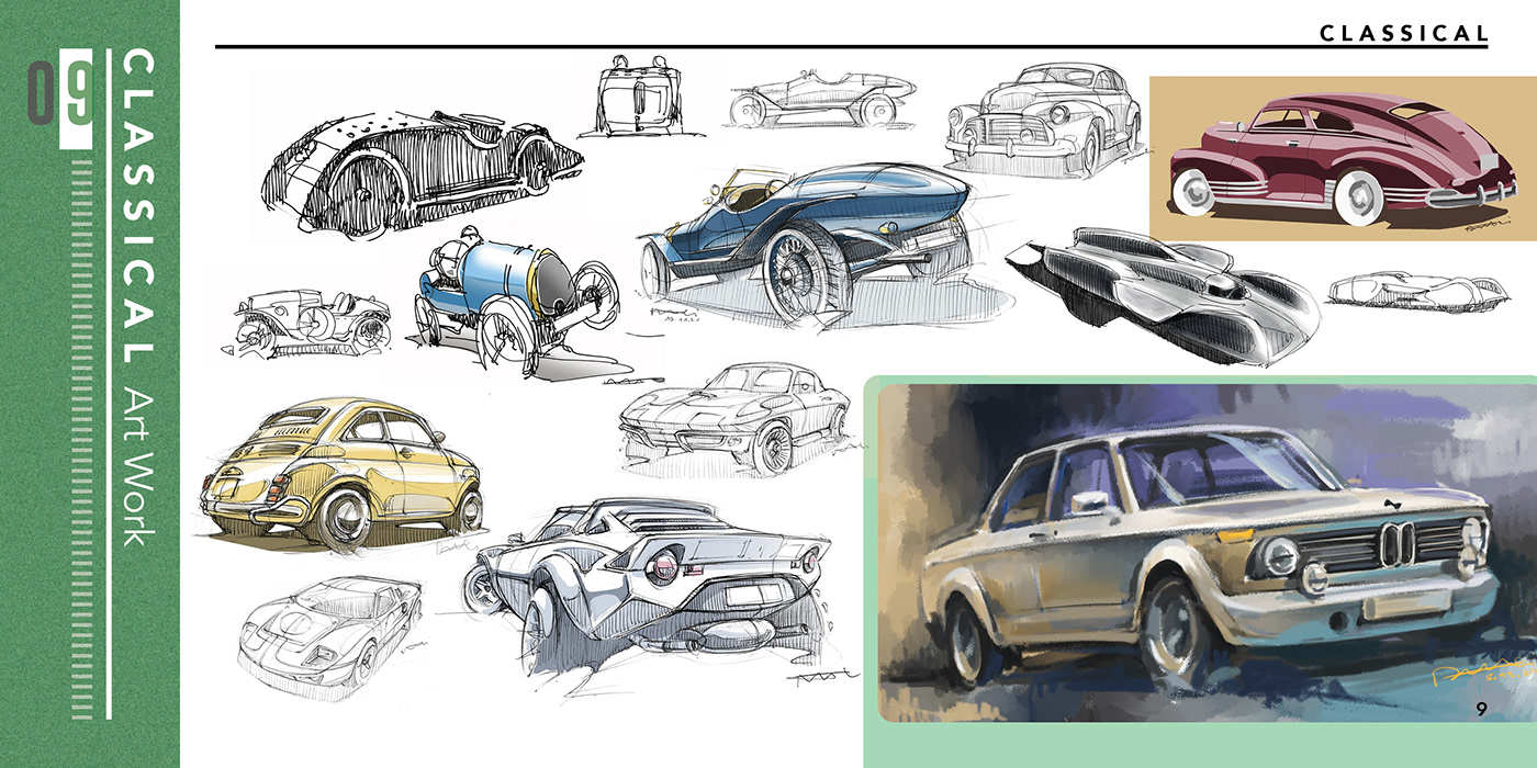 automobile，sketch，Sketch，