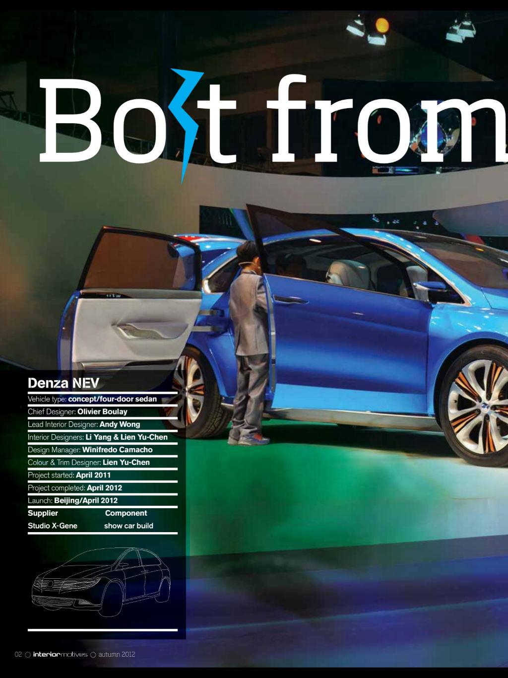 two thousand and twelve，magazine，Automotive interior，