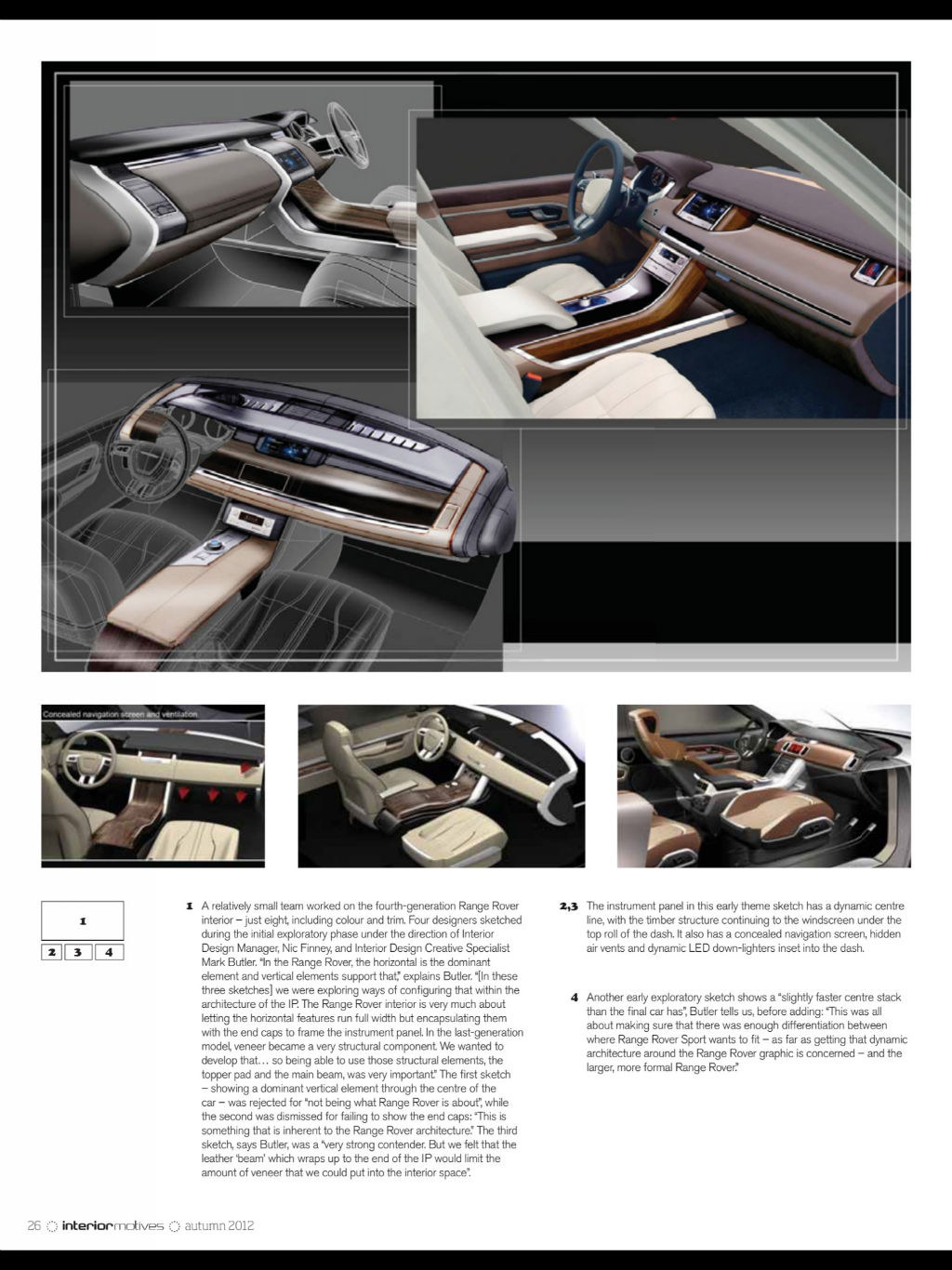 two thousand and twelve，magazine，Automotive interior，