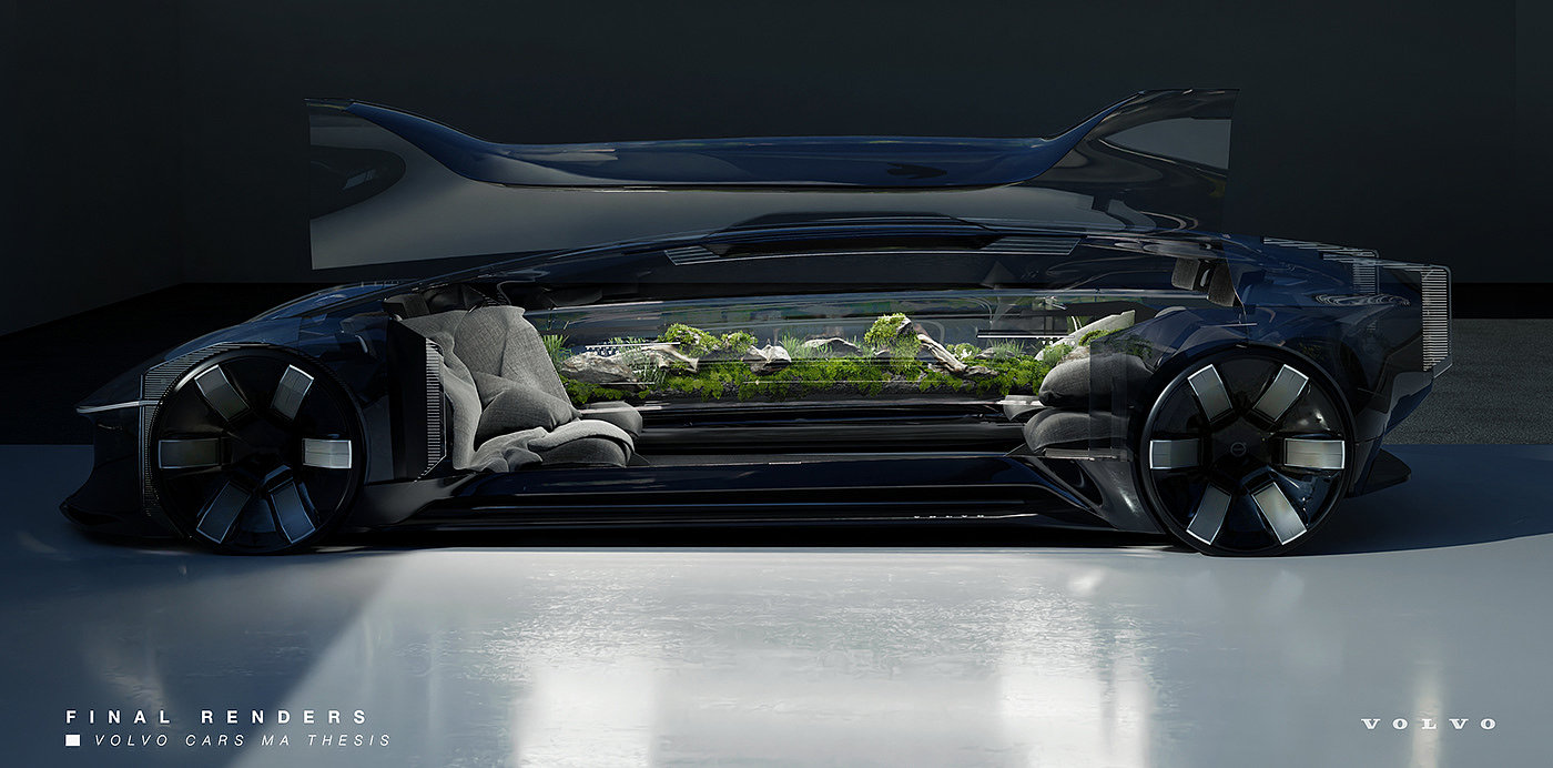 Sports car，Volvo，cgi，sketch，Volvo Haven，