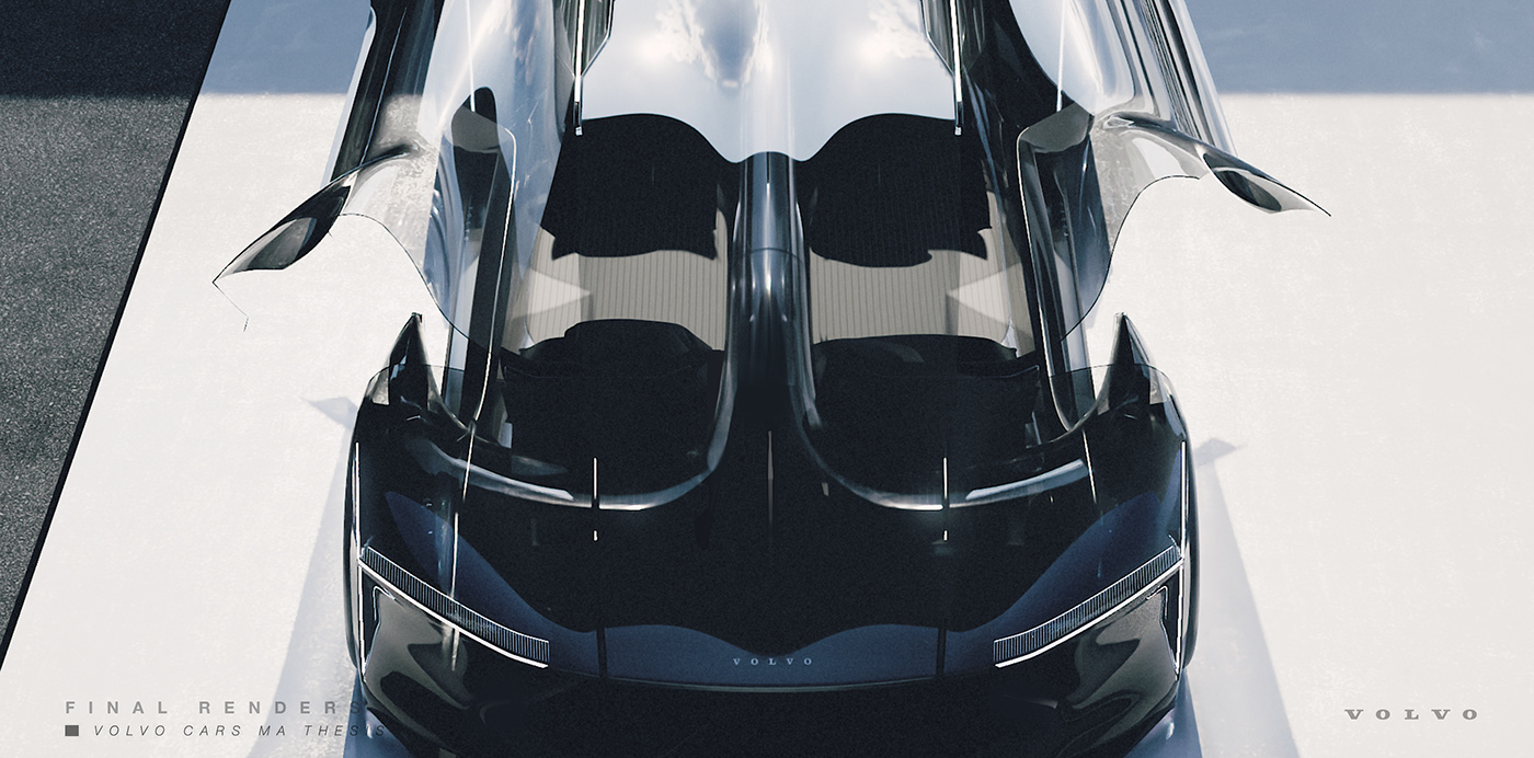 Sports car，Volvo，cgi，sketch，Volvo Haven，